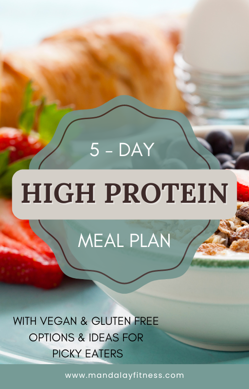 **5-Day High Protein Meal Plan: Quick, Convenient & Tailored for All**