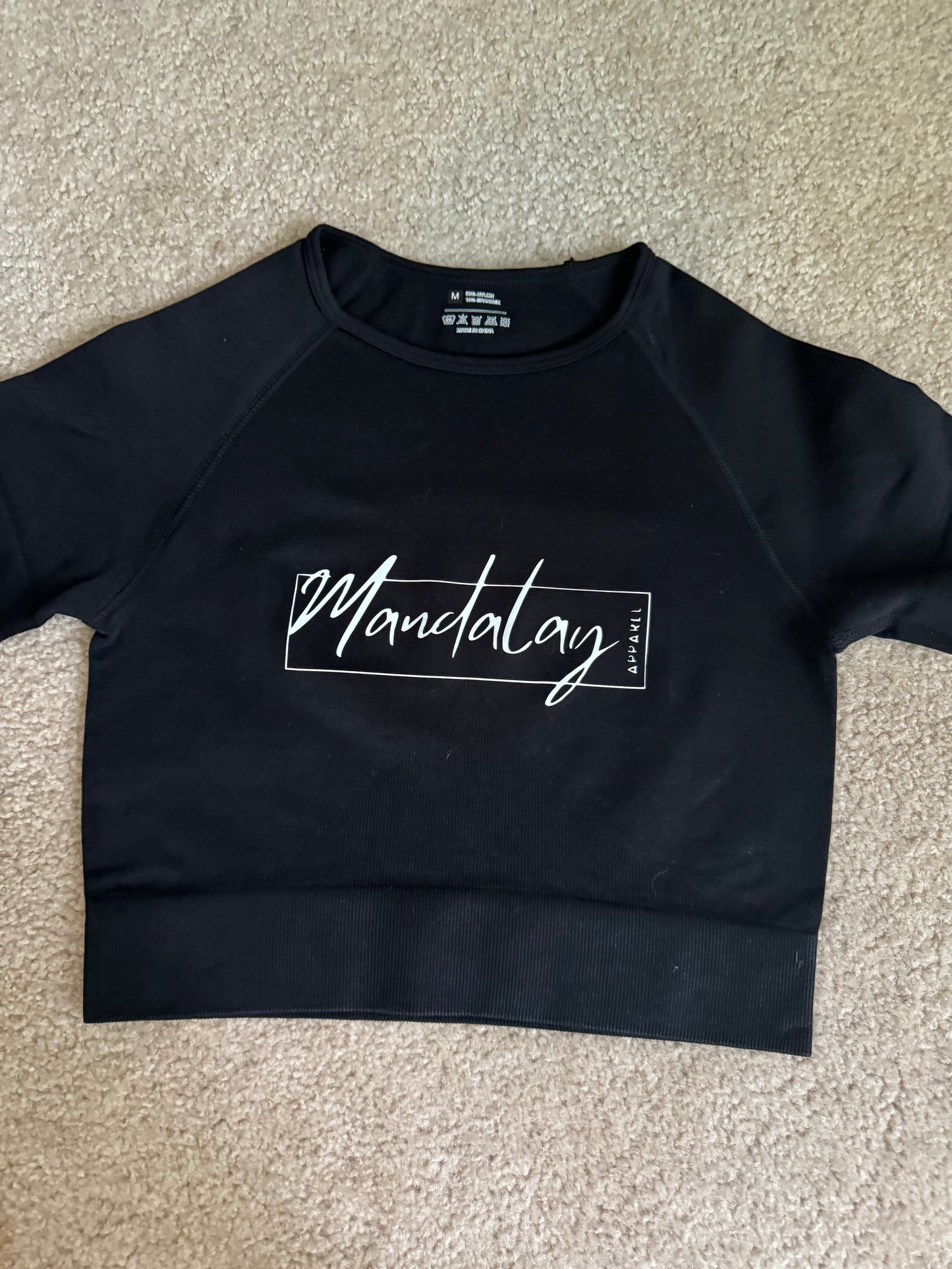 Workout crop T-shirt