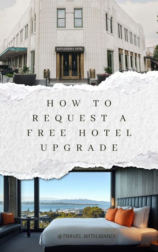 How to request a FREE hotel upgrade
